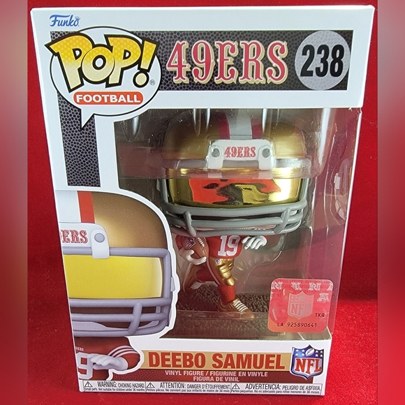 Deebo Samuel funko # 236 (nib) with pop protector - Picture 2 of 7